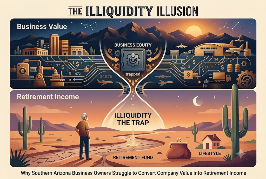 convert business equity into retirement income