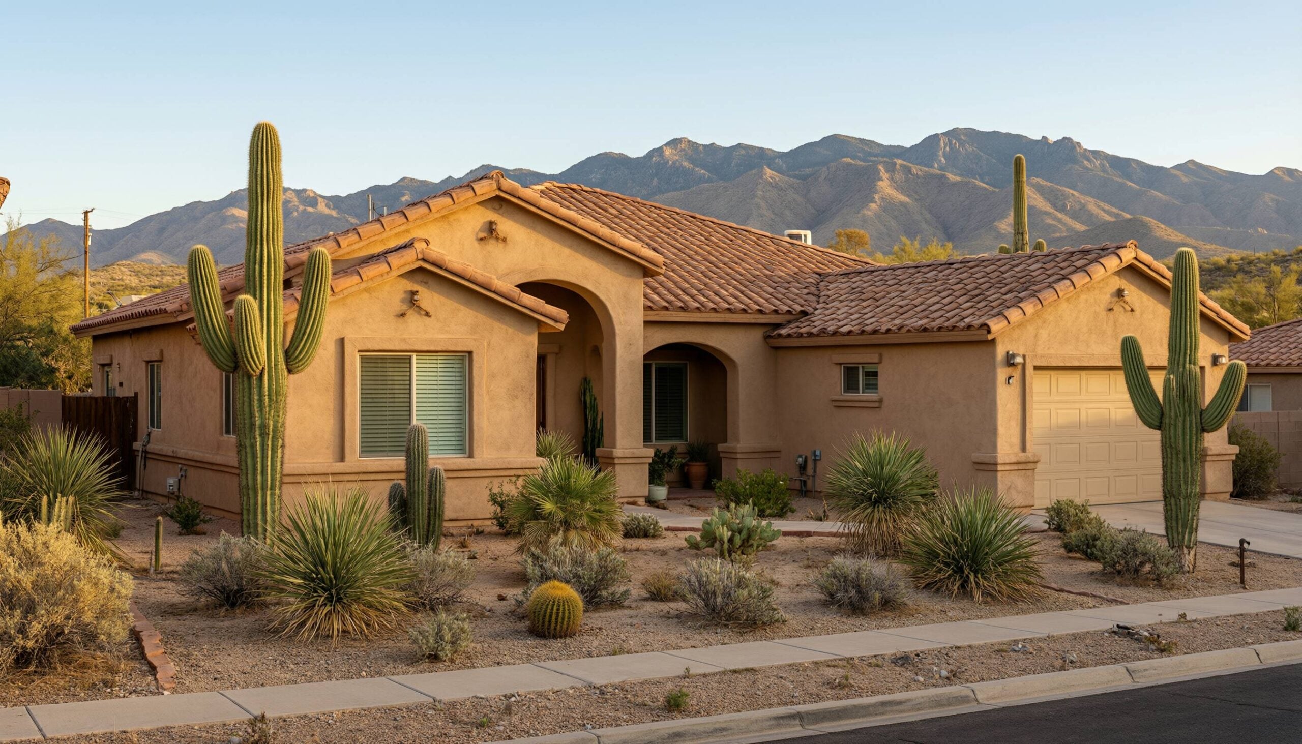 A single-story Tucson home of the kind that often remains deeded in an owner's personal name rather than their trust.